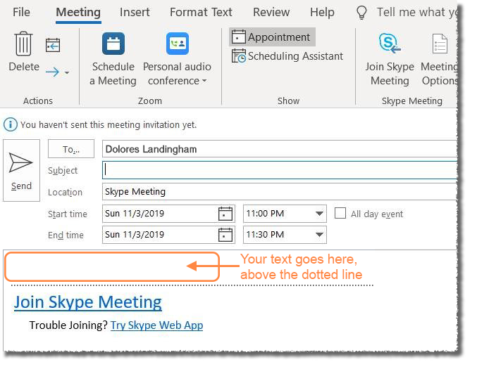 Schedule a Skype for Business for Windows Meeting ITCornell